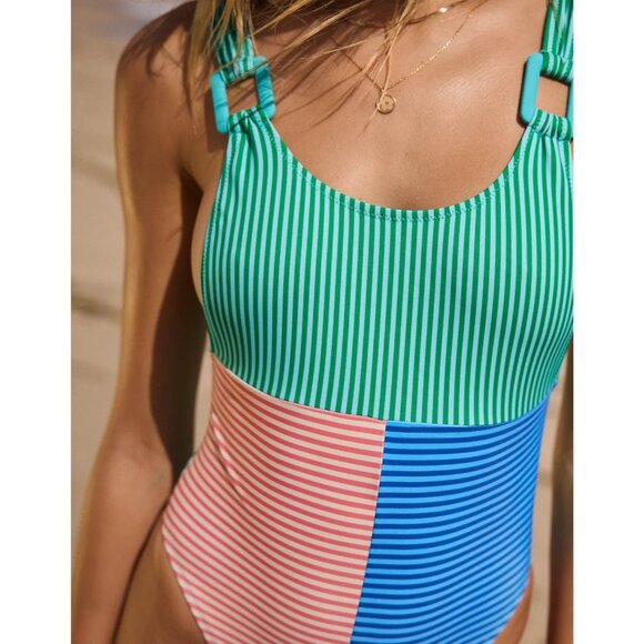 aerie Other - Aerie Ring Birthday Scoop Cheekiest One Piece Swimsuit LIG Real Good UPF 50 NWT